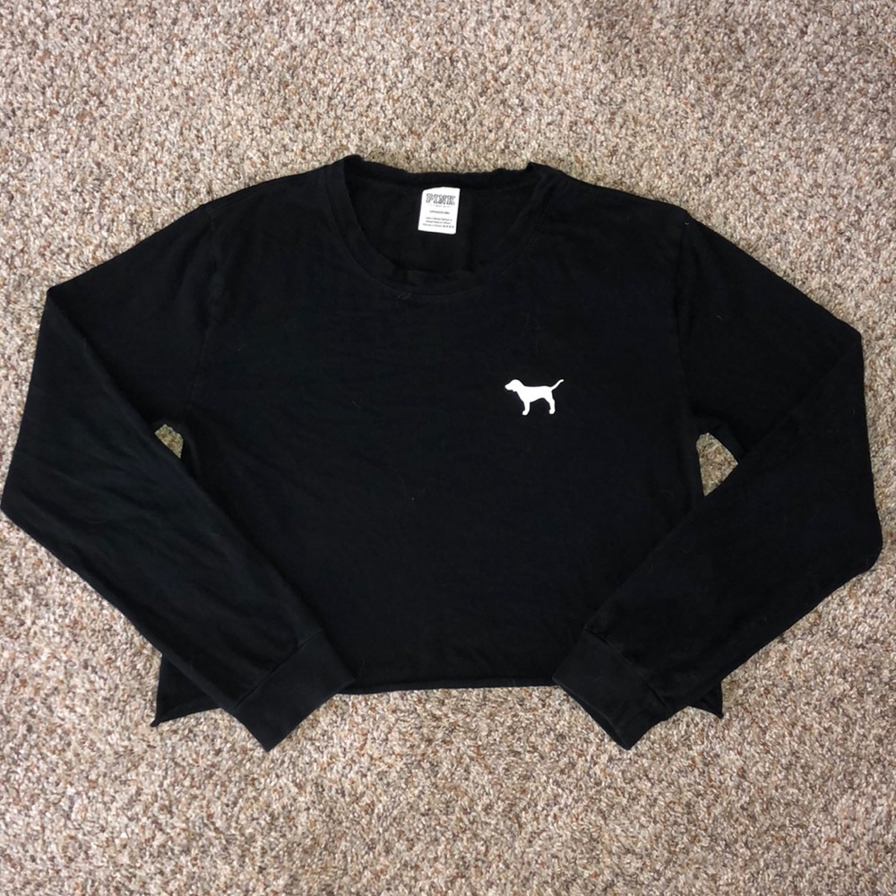 Women’s PINK Longsleeve Crop Top
